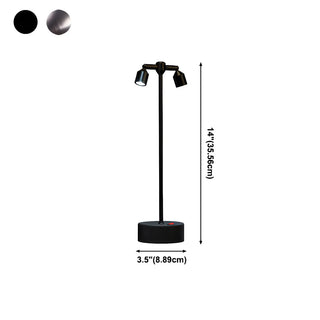Unique Aluminum Minimalism Round Base LED Table Lamp Zawala Image - 20