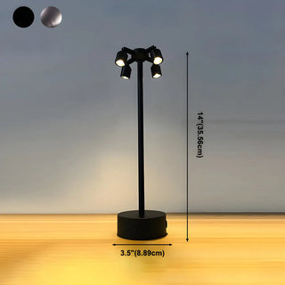 Unique Aluminum Minimalism Round Base LED Table Lamp Zawala Image - 21