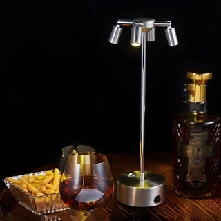 Unique Aluminum Minimalism Round Base LED Table Lamp Zawala Image - 5