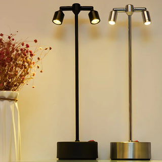 Unique Aluminum Minimalism Round Base LED Table Lamp Zawala Image - 7
