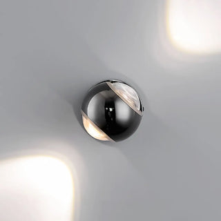 Bedroom Adjustable Black Globe Up Down Wall Sconce Zawala Image - 13