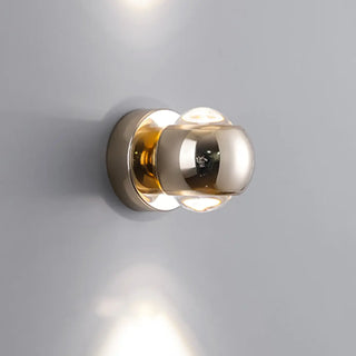 Bedroom Adjustable Black Globe Up Down Wall Sconce Zawala Image - 14