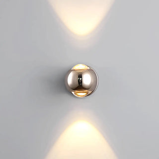 Bedroom Adjustable Black Globe Up Down Wall Sconce Zawala Image - 6