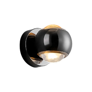 Bedroom Adjustable Black Globe Up Down Wall Sconce Zawala Image - 8