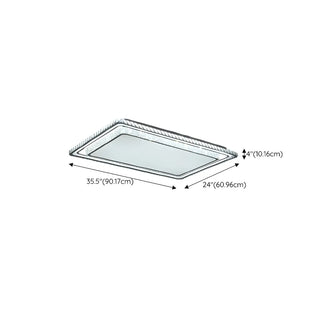 ZOWALA - Living Room Luxury Crystal Circle Flush Mount Light Image - 22