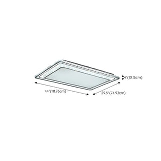 ZOWALA - Living Room Luxury Crystal Circle Flush Mount Light Image - 24