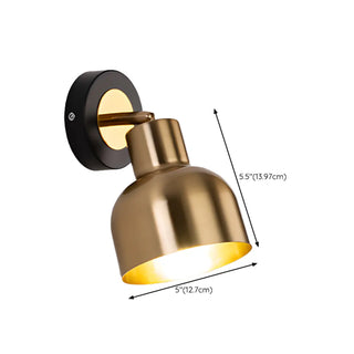 Fashion Geometric Cast Iron Small Indoor Wall Light Zawala Image - 11