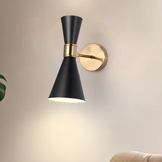 Fashion Geometric Cast Iron Small Indoor Wall Light Zawala Image - 3