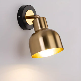 Fashion Geometric Cast Iron Small Indoor Wall Light Zawala Image - 4