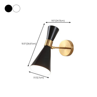 Fashion Geometric Cast Iron Small Indoor Wall Light Zawala #size
