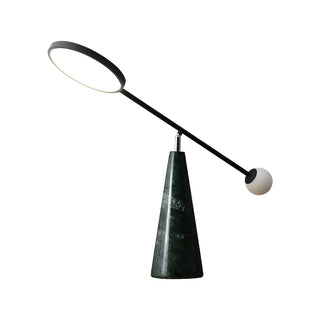 Creative Adjustable Cone Base Seesaw Marble Table Lamp Zawala Image - 7