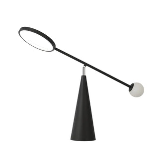 Creative Adjustable Cone Base Seesaw Marble Table Lamp Zawala Image - 8