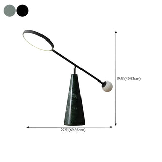 Creative Adjustable Cone Base Seesaw Marble Table Lamp Zawala #size