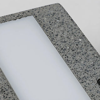 Modern Rectangular Stone Exterior Up Down Wall Light Zawala Image - 15