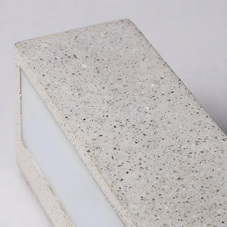 Modern Rectangular Stone Exterior Up Down Wall Light Zawala Image - 5