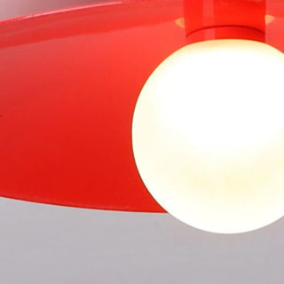 ZOWALA - Hallway Two-Color Disc LED Semi-Flush Mount Light Image - 14