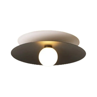 ZOWALA - Hallway Two-Color Disc LED Semi-Flush Mount Light Image - 8