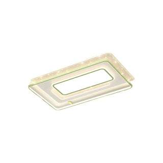 Fashion Green Circular LED Flush Mount Ceiling Light Zawala Image - 9