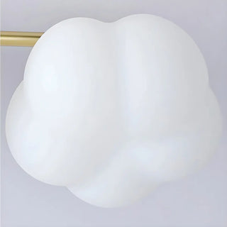 3-Light White Floral Glass LED Vanity Light Fixture Zawala Image - 8