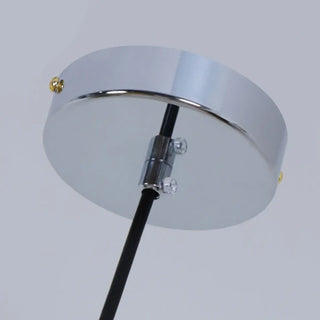 ZOWALA - White 3-Tiers Fabric Wood Adjustable Height Drum Chandelier Image - 10