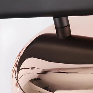 ZOWALA - 4-Light Glam Rose Gold Bowl Island Light Image - 14