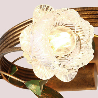 ZOWALA - Medium Flower Branch Semi-Flush Mount Light 6-Light Image - 11