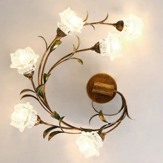 ZOWALA - Medium Flower Branch Semi-Flush Mount Light 6-Light Image - 14