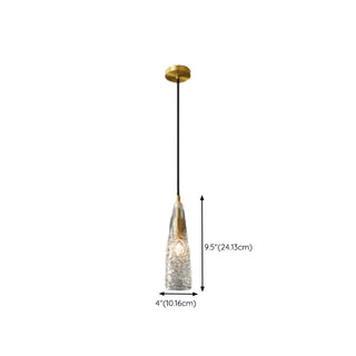 ZOWALA - Creative Abstract Crystal Living Room Gold Pendant Light Image - 15