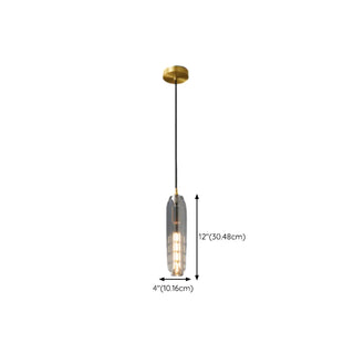 ZOWALA - Creative Abstract Crystal Living Room Gold Pendant Light Image - 16
