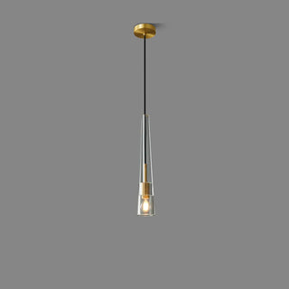 ZOWALA - Creative Abstract Crystal Living Room Gold Pendant Light Image - 7