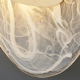 Unique Artistic Geometric Clear Glass Wall Sconce Zawala Image - 11