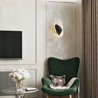 Unique Artistic Geometric Clear Glass Wall Sconce Zawala Image - 2