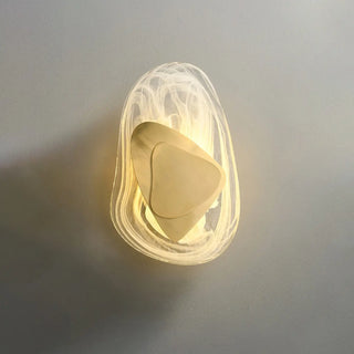 Unique Artistic Geometric Clear Glass Wall Sconce Zawala Image - 5