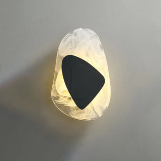 Unique Artistic Geometric Clear Glass Wall Sconce Zawala Image - 6