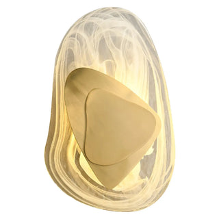Unique Artistic Geometric Clear Glass Wall Sconce Zawala Image - 7