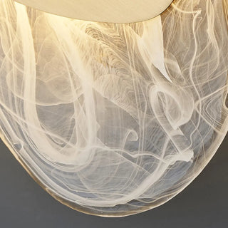 Unique Artistic Geometric Clear Glass Wall Sconce Zawala Image - 9