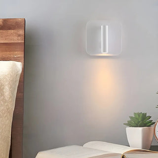 Acrylic Circular Hardwired Bedside Reading Wall Light Zawala Image - 2