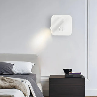 Acrylic Circular Hardwired Bedside Reading Wall Light Zawala Image - 8