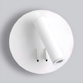 Acrylic Circular Hardwired Bedside Reading Wall Light Zawala Image - 11