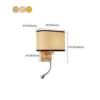 Adjustable Rustic Wood Geometric Metal Wall Sconce Zawala #size