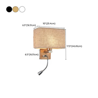 Adjustable Rustic Wood Geometric Metal Wall Sconce Zawala Image - 22