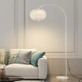 ZOWALA - Adjustable Black Dome Arched LED Floor Lamp Image - 12