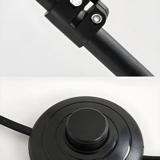 Adjustable C-Shaped Black Arc Metal LED Floor Lamp Zawala Image - 10