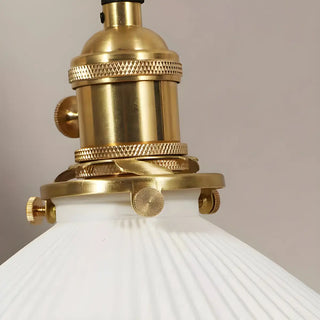 Adjustable Ceramic Shade Cone Brass Reading Wall Lamp Zawala Image - 13