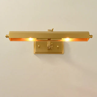 Adjustable Brass Straight Dual LED Vanity Light  Zawala Image - 10