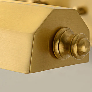 Adjustable Brass Straight Dual LED Vanity Light  Zawala Image - 11