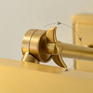 Adjustable Brass Straight Dual LED Vanity Light  Zawala Image - 12