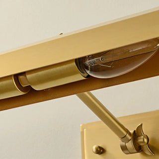Adjustable Brass Straight Dual LED Vanity Light  Zawala Image - 14