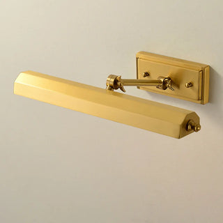 Adjustable Brass Straight Dual LED Vanity Light  Zawala Image - 9