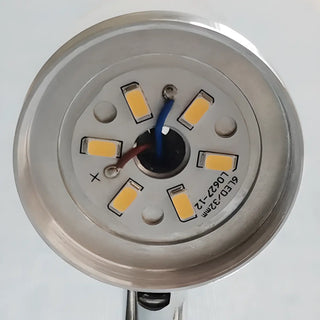 ZOWALA - 3-Light Stainless-Steel Geometric Vanity Wall Light Image - 10